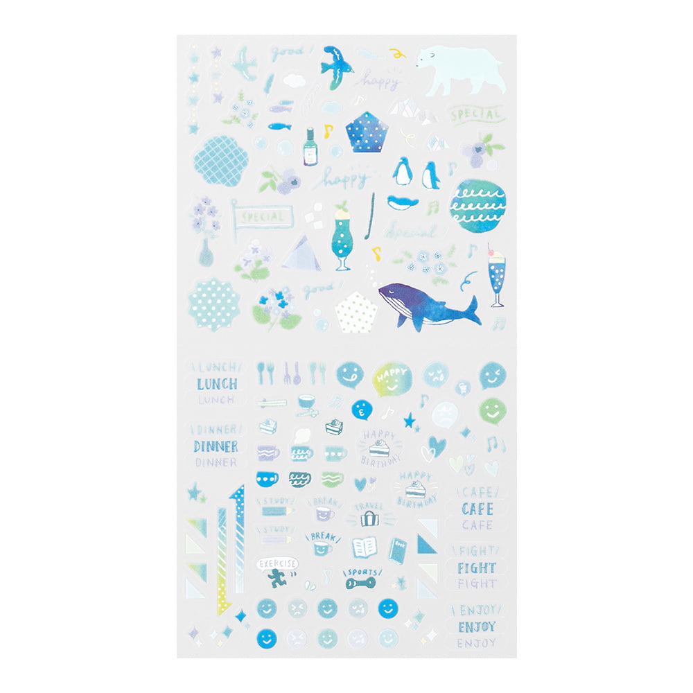 Midori Sticker Sticker Color Blau bei Nauli and Stories