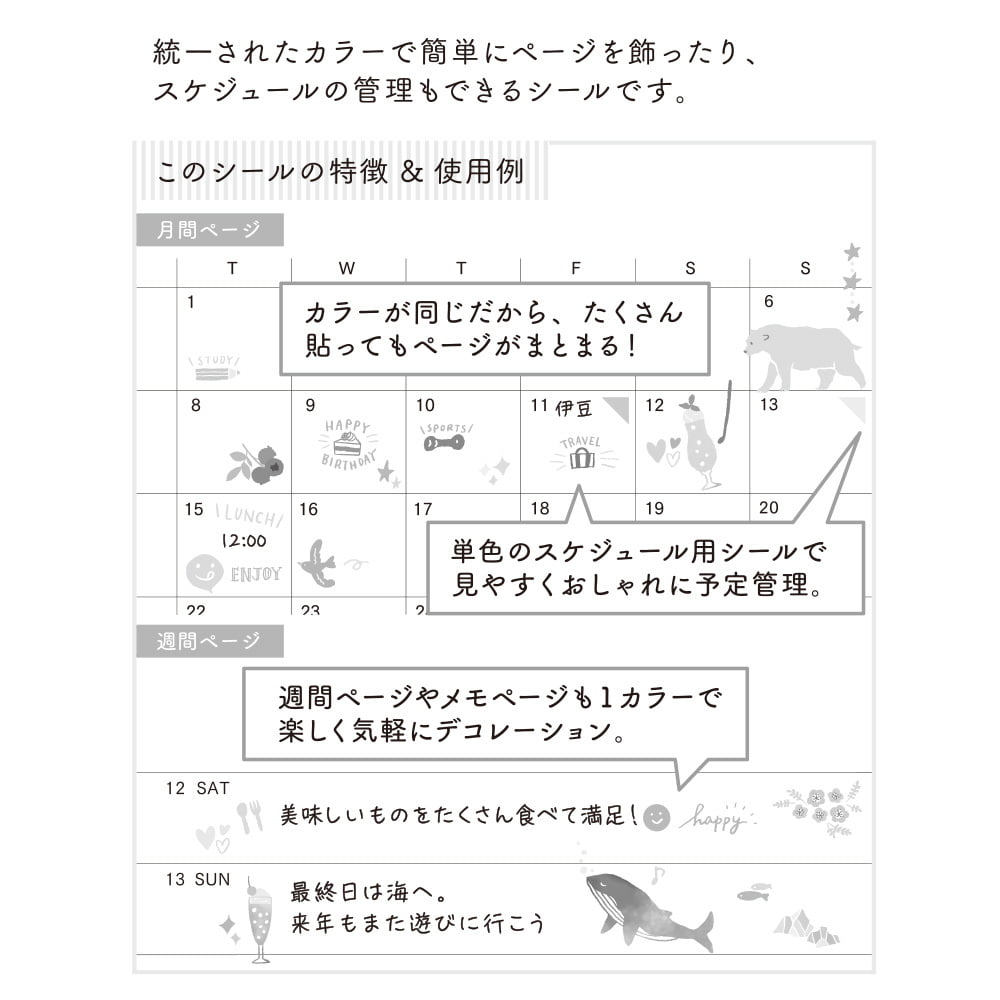 Midori Sticker Sticker Color Blau bei Nauli and Stories