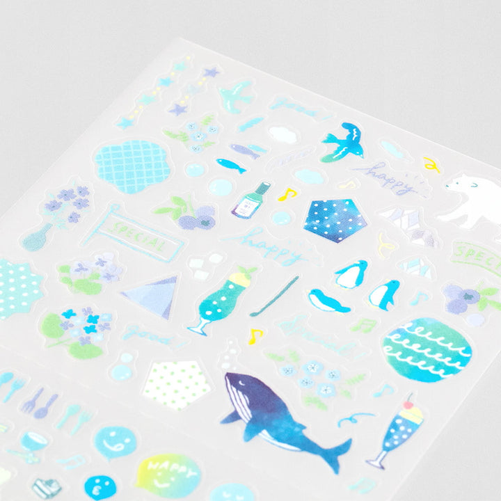 Midori Sticker Sticker Color Blau bei Nauli and Stories