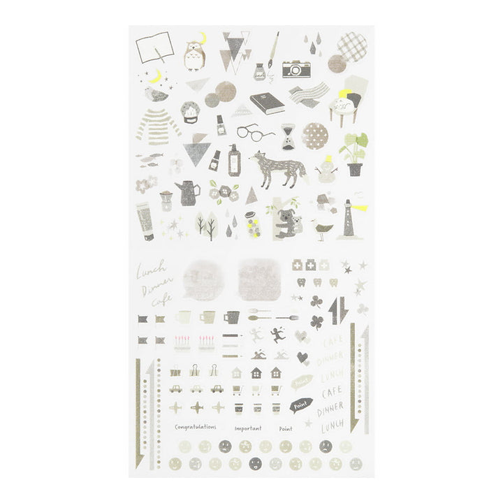 Midori Sticker Sticker Color Grey bei Nauli and Stories