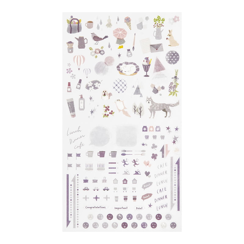 Midori Sticker Sticker Color Lavender bei Nauli and Stories