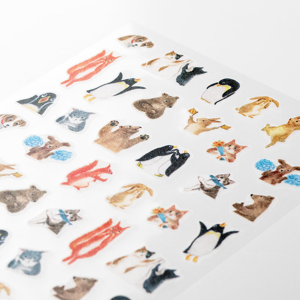 Midori Sticker Sticker Daily Records Animal Feelings