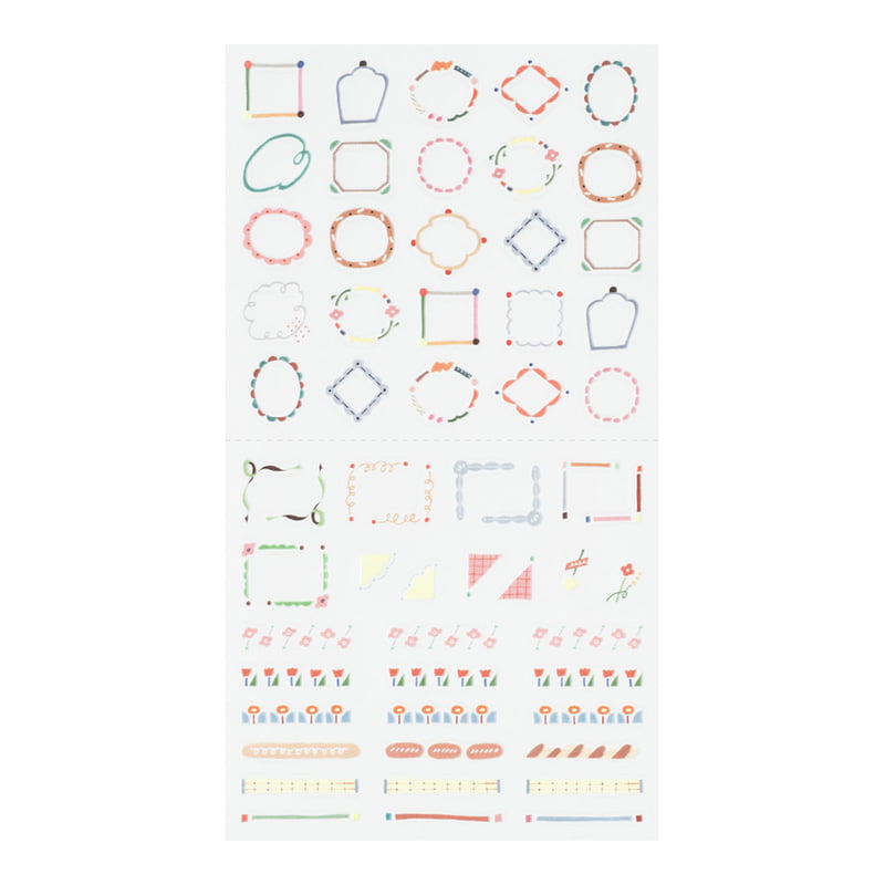 Midori Sticker Sticker Date Circle Decorative bei Nauli and Stories