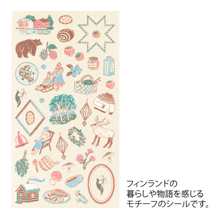 Midori Sticker Sticker Finnish Motifs bei Nauli and Stories