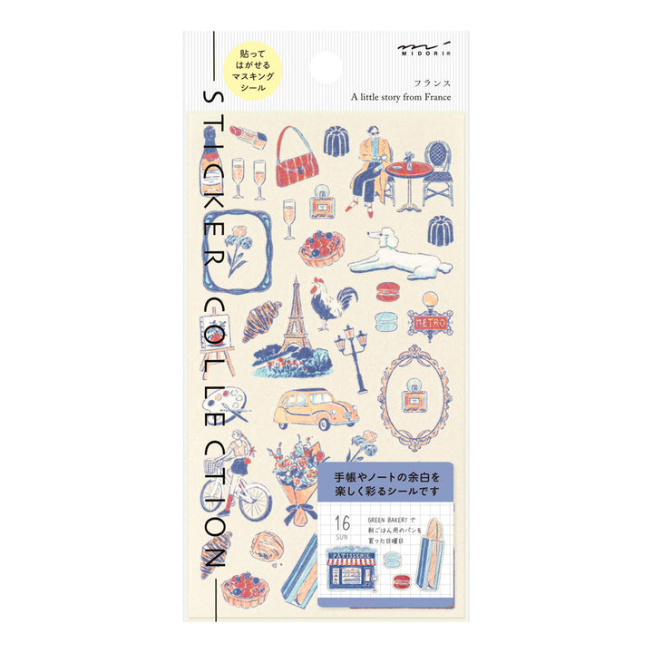 Midori Sticker Sticker French Motifs bei Nauli and Stories