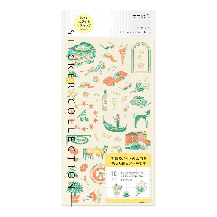 Midori Sticker Sticker Italian Motifs bei Nauli and Stories