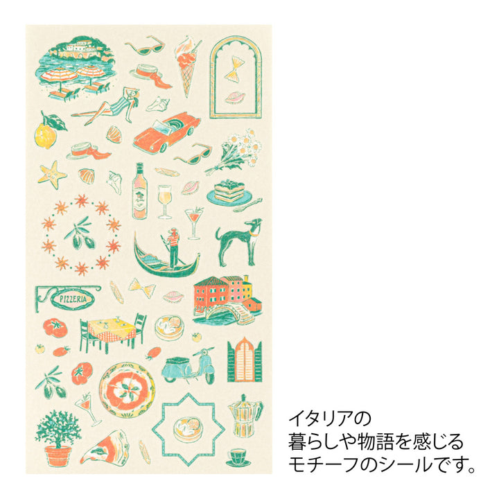 Midori Sticker Sticker Italian Motifs bei Nauli and Stories