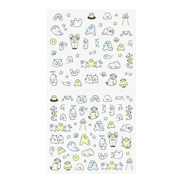 Midori Sticker Sticker Lined Monster bei Nauli and Stories