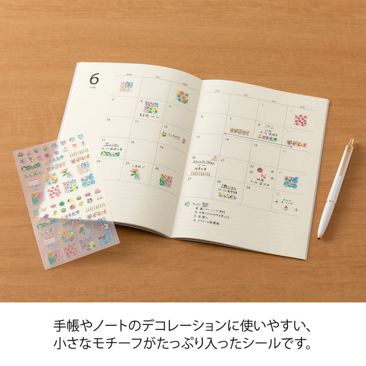 Midori Sticker Sticker Margin Flower bei Nauli and Stories