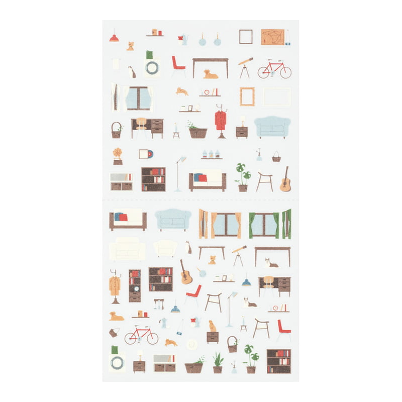 Midori Sticker Sticker Margin Interior bei Nauli and Stories