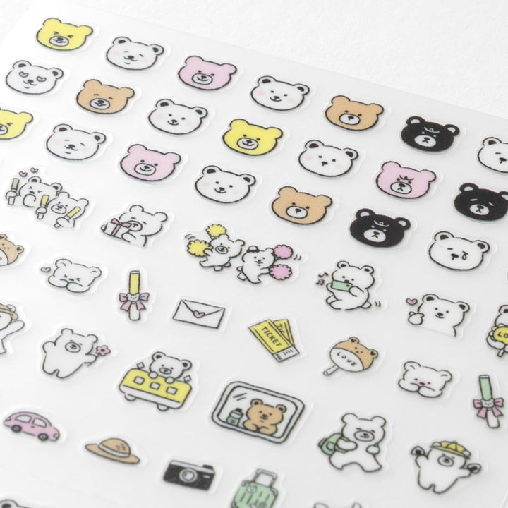 Midori Sticker Sticker Pictograph Bear