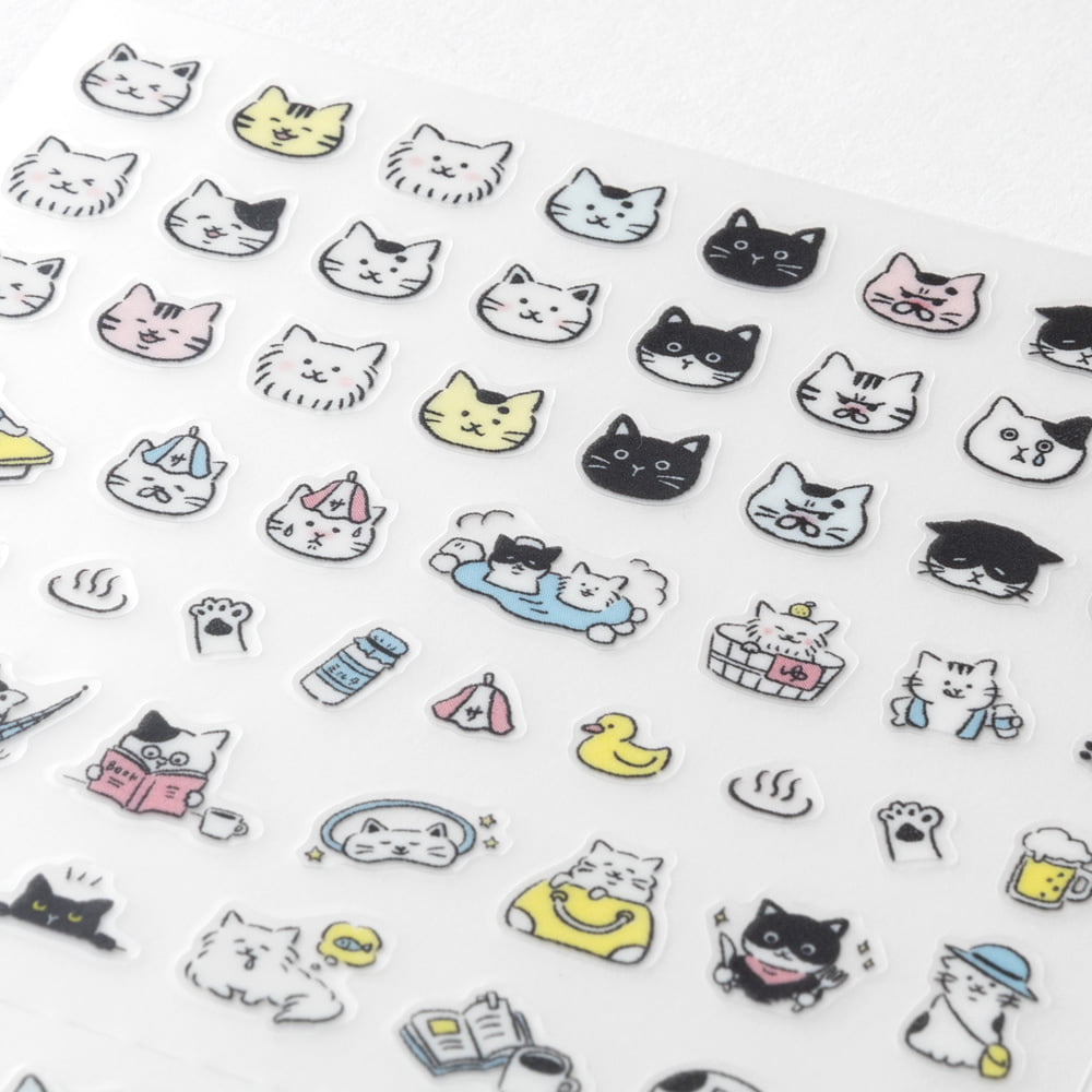 Midori Sticker Sticker Pictograph Cat