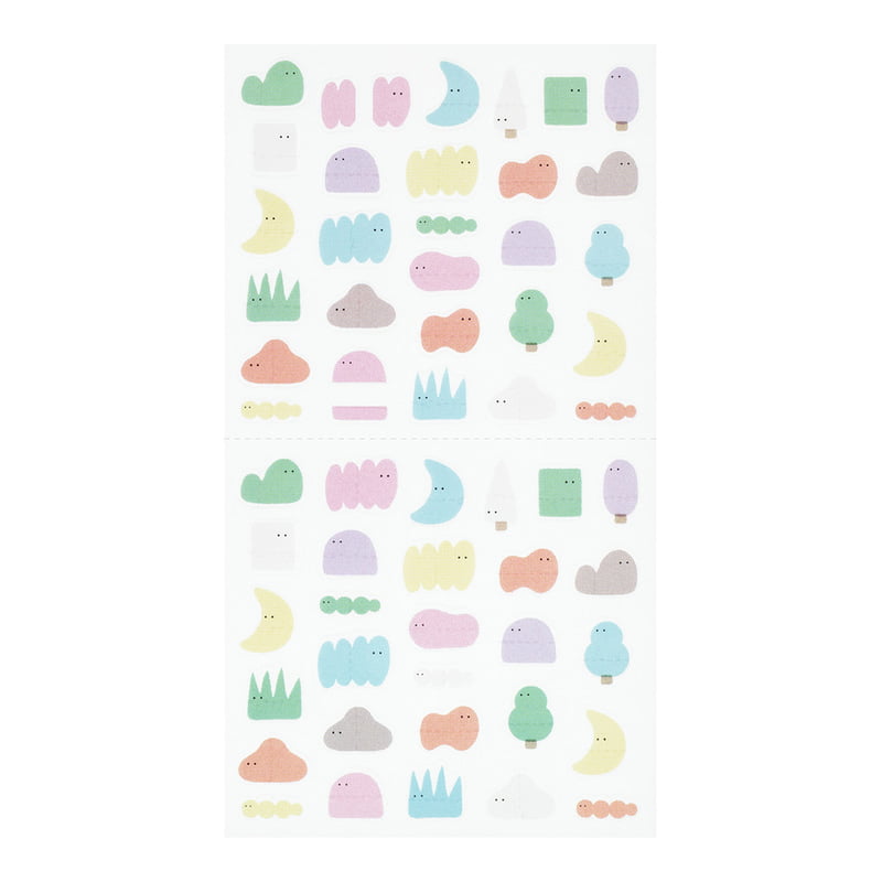 Midori Sticker Sticker Side-Frame Loose Illustration bei Nauli and Stories
