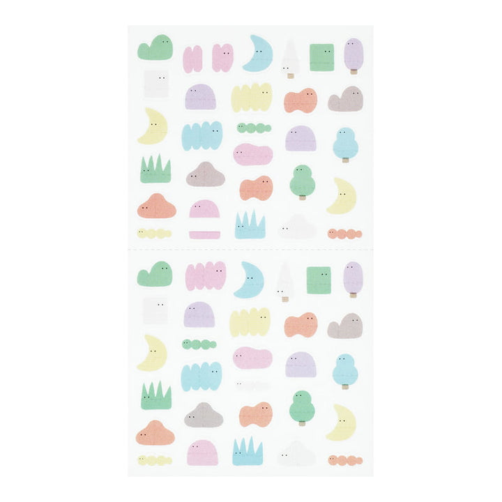 Midori Sticker Sticker Side-Frame Loose Illustration bei Nauli and Stories