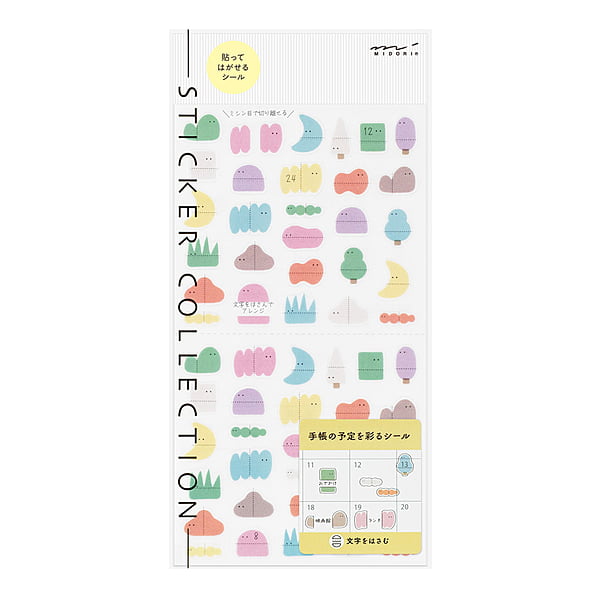 Midori Sticker Sticker Side-Frame Loose Illustration bei Nauli and Stories