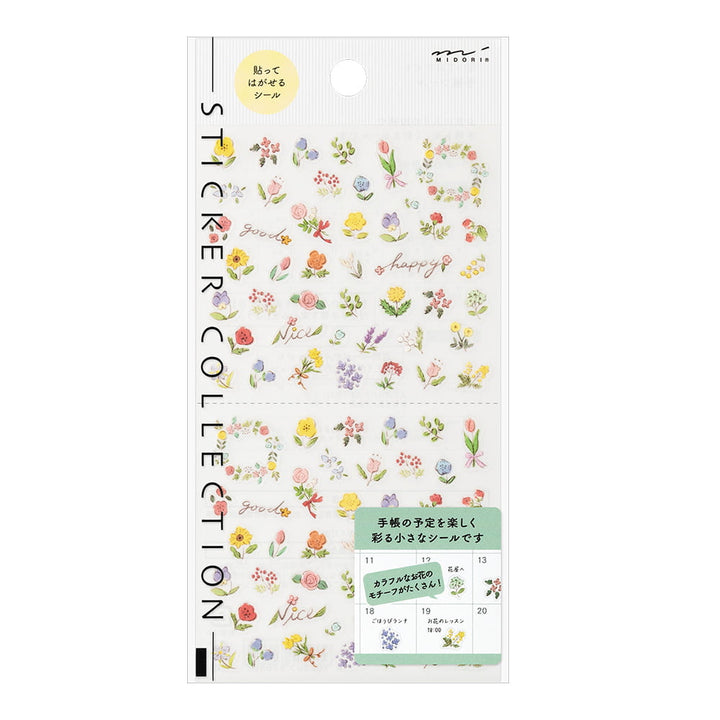 Midori Sticker Sticker Wild Flowers