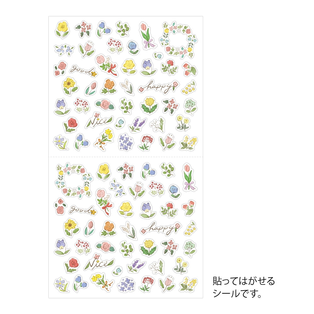 Midori Sticker Sticker Wild Flowers