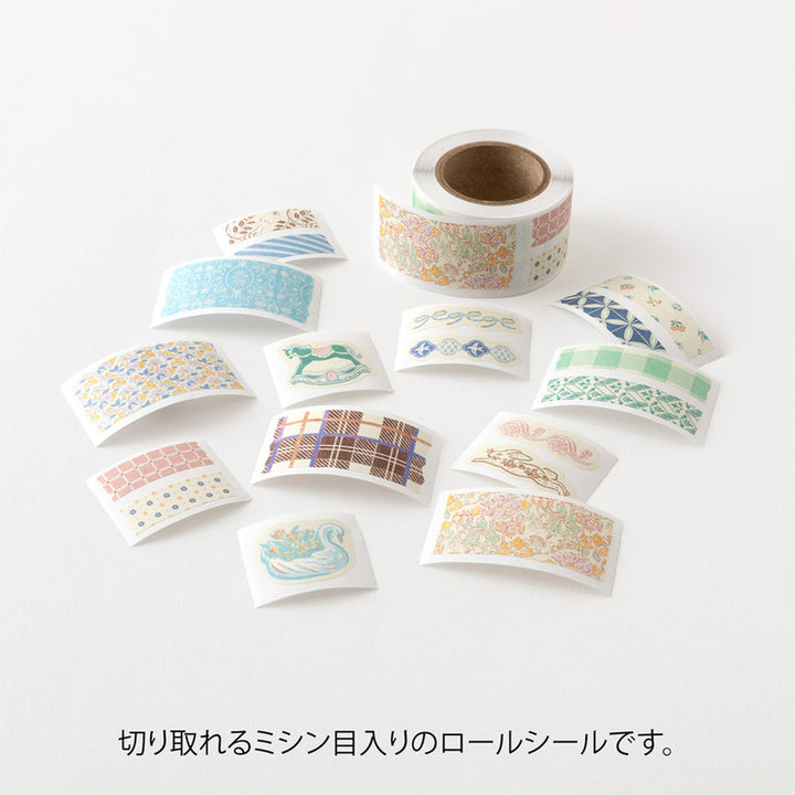 Midori Sticker Yuru Log Vol. 3 Roll Sticker Antique bei Nauli and Stories