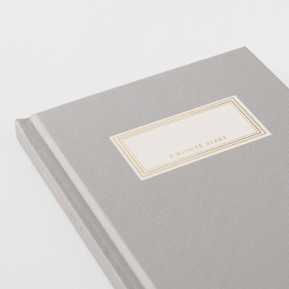 Midori Tagebuch 3 MINUTE DIARY Grey (grau)