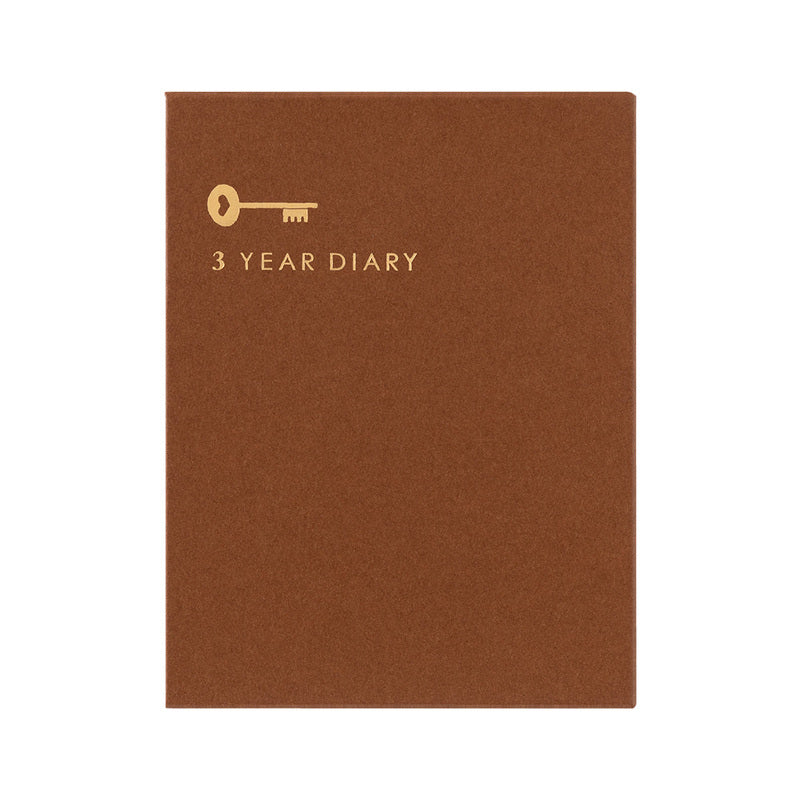 Midori Tagebuch 3-Year Diary Gate Mini Blau Lila | 3-Jahres Tagebuch bei Nauli and Stories