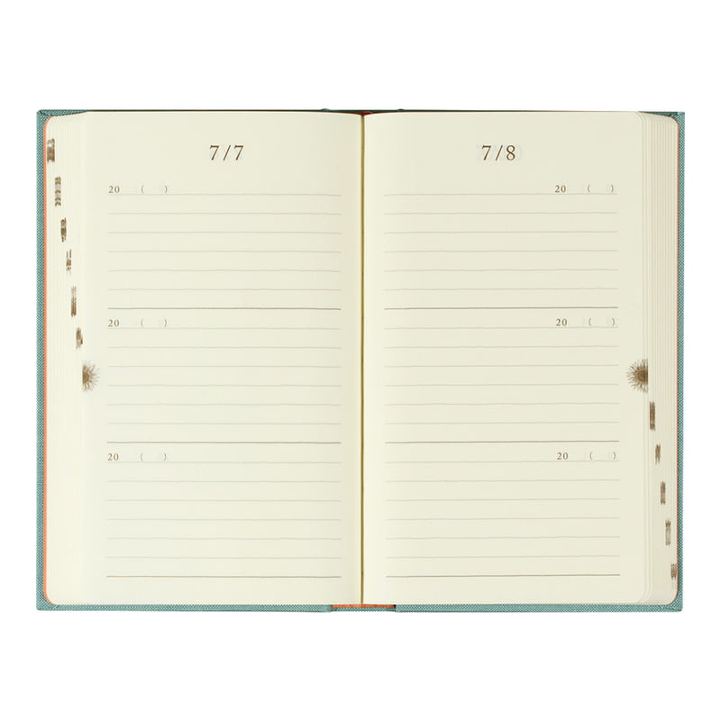 Midori Tagebuch Daily Diary 3 Years Gate Light Blue