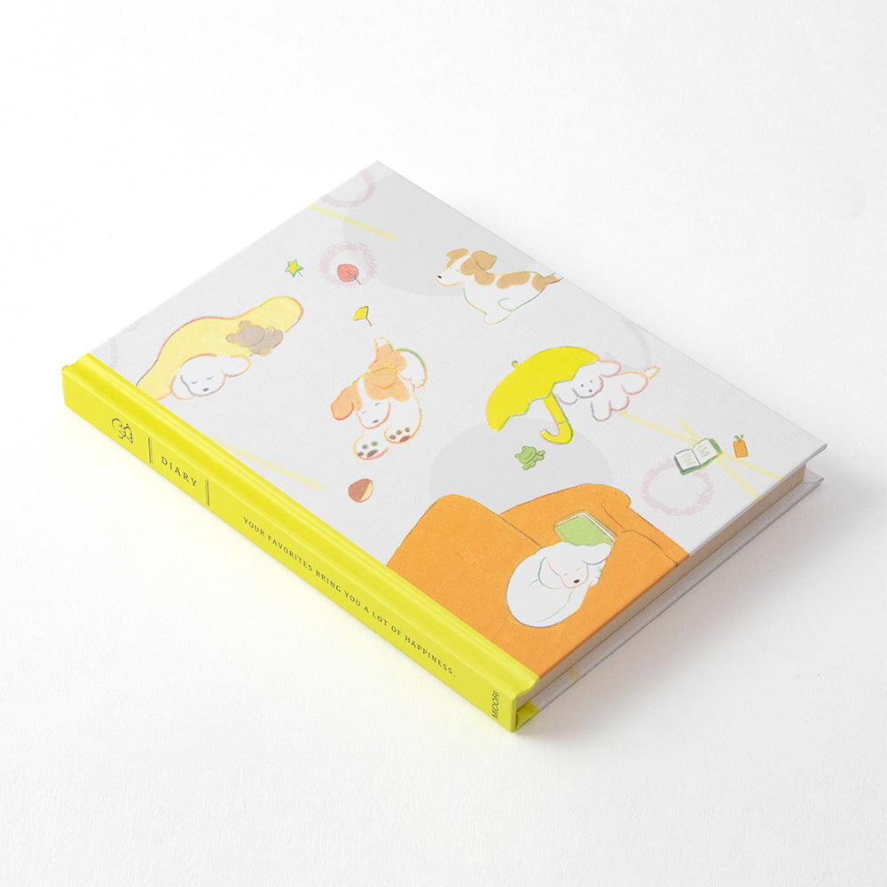 Midori Tagebuch Diary Dog - Tagebuch mit Hunde- Illustrationen