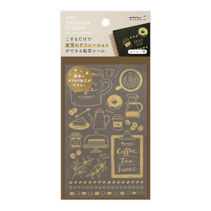 Midori Transfer Sticker Transfer Sticker Foil Coffee bei Nauli and Stories