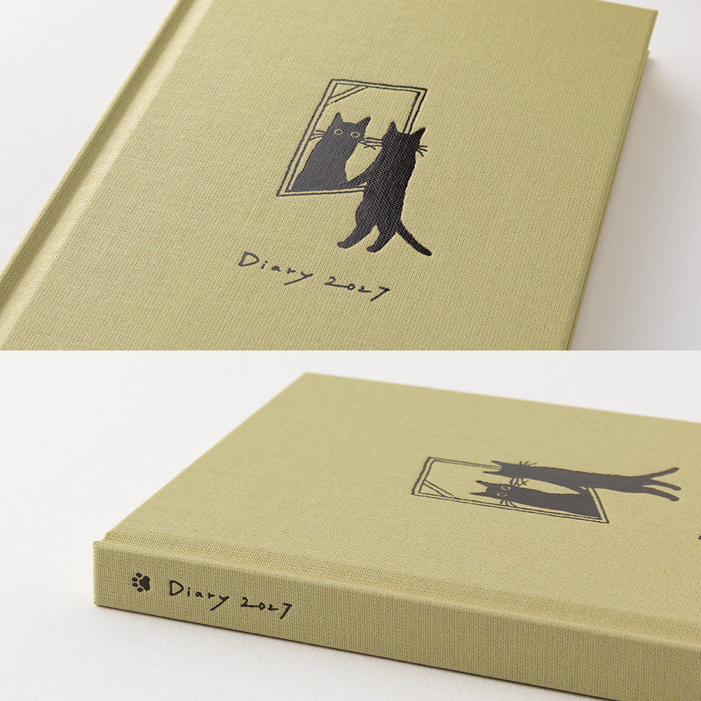 Midori Wochenkalender B6 2027 Book Style Diary B6 Variant Cat Beige | Wochenkalender bei Nauli and Stories