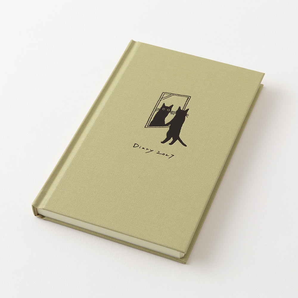 Midori Wochenkalender B6 2027 Book Style Diary B6 Variant Cat Beige | Wochenkalender bei Nauli and Stories