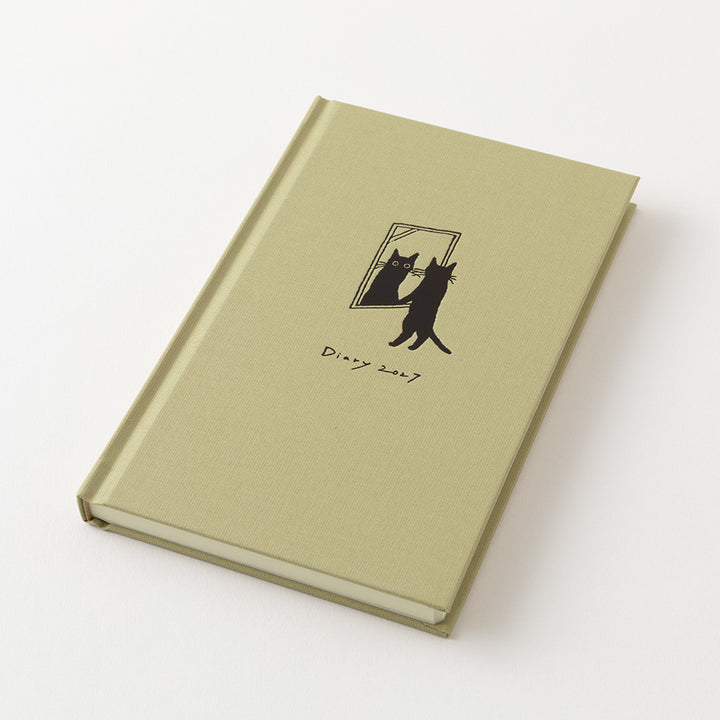 Midori Wochenkalender B6 2027 Book Style Diary B6 Variant Cat Beige | Wochenkalender bei Nauli and Stories