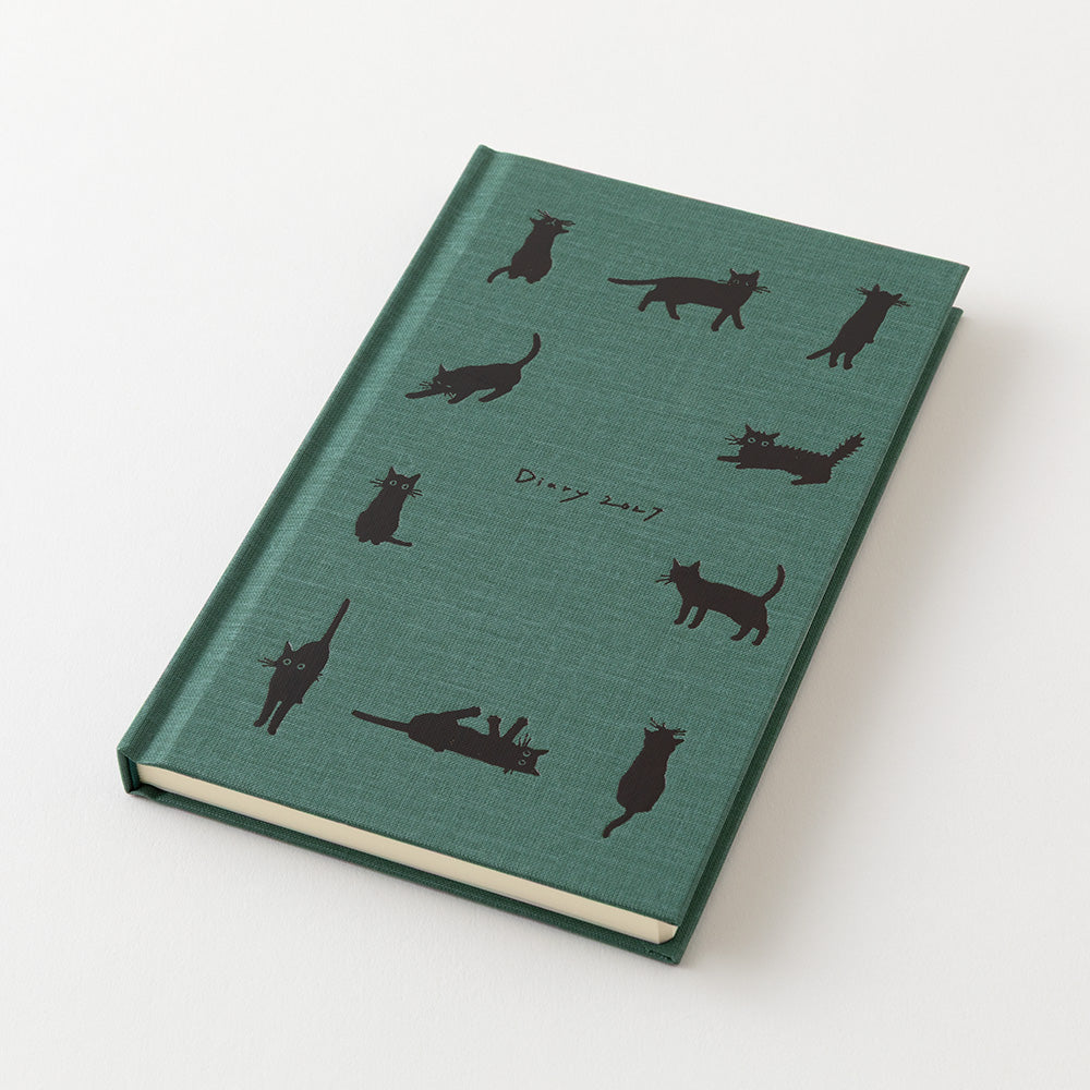 Midori Wochenkalender B6 2027 Book Style Diary B6 Variant Cat Green | Wochenkalender bei Nauli and Stories