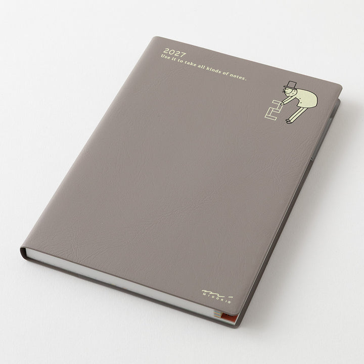 Midori Wochenkalender B6 2027 Pocket Diary B6 Ojisan | Wochenkalender mit Monatsübersicht bei Nauli and Stories