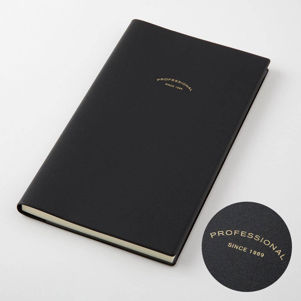 Midori Wochenplaner Professional Diary PRD Slim Weekly Vertical Black 2027 bei Nauli and Stories