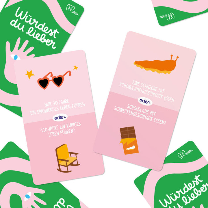 Minus Edition Spiel Ein echtes Dilemma - Kennenlernspiel bei Nauli and Stories