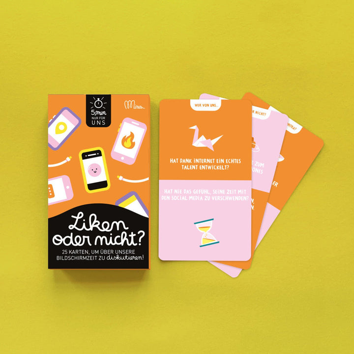 Minus Edition Spiel Liken oder Nicht? - Diskussionsspiel über Socialmedia bei Nauli and Stories