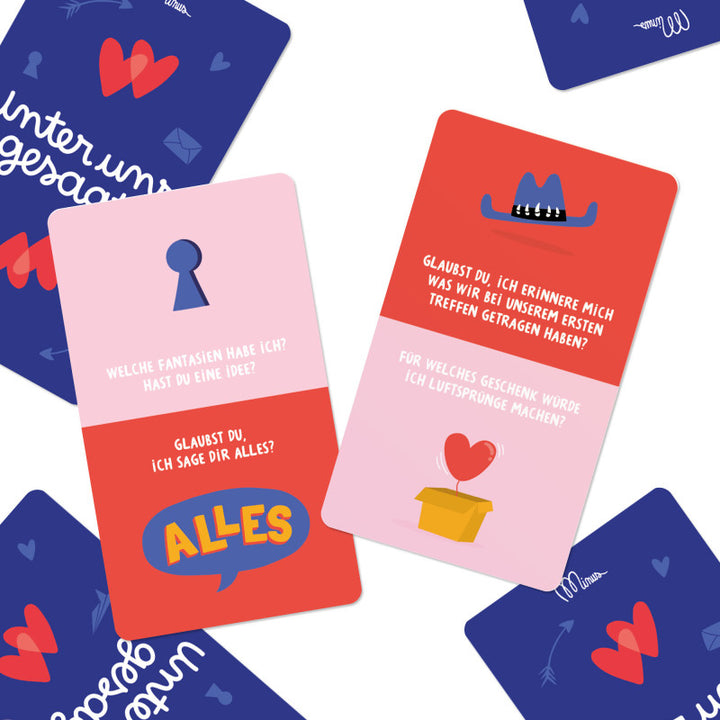 Minus Edition Spiel Unter uns gesagt! - Paarspiel bei Nauli and Stories