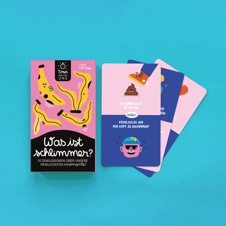 Minus Edition Spiel Was ist schlimmer? - Kennenlernspiel bei Nauli and Stories
