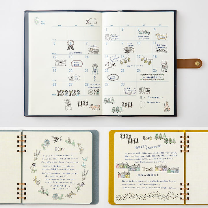 MISC. Distribution Pre-Inked Stempel Paintable Rotating Stamp Dial Antique bei Nauli and Stories