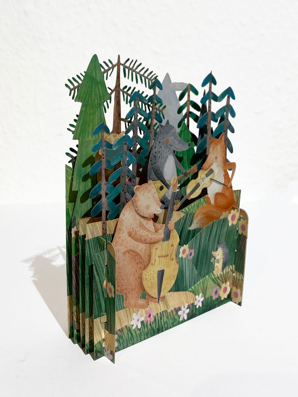 Misc Grußkarte Pop Up Grußkarte | Waldkonzert der Tiere bei Nauli and Stories