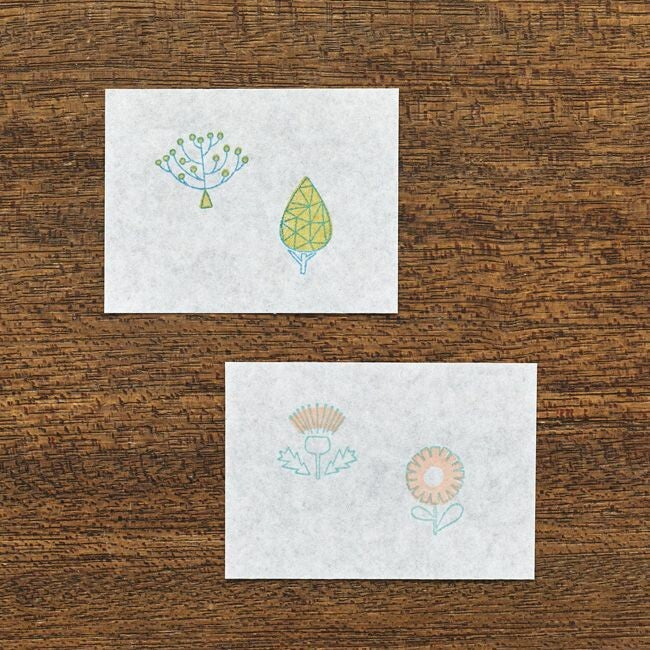Mizushima Stempel JIZAI Clear Stamp BOX Coloring set Flowers bei Nauli and Stories