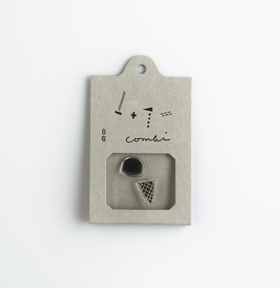 Mizushima Stempel JIZAI Clear Stamp COMBI Ice Cream bei Nauli and Stories