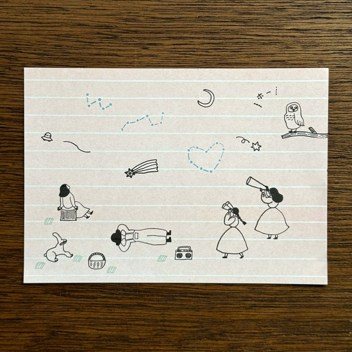 Mizushima Stempel necktie × mizushima JIZAI Clear Stamp BOX Motif set Searching for Stars bei Nauli and Stories