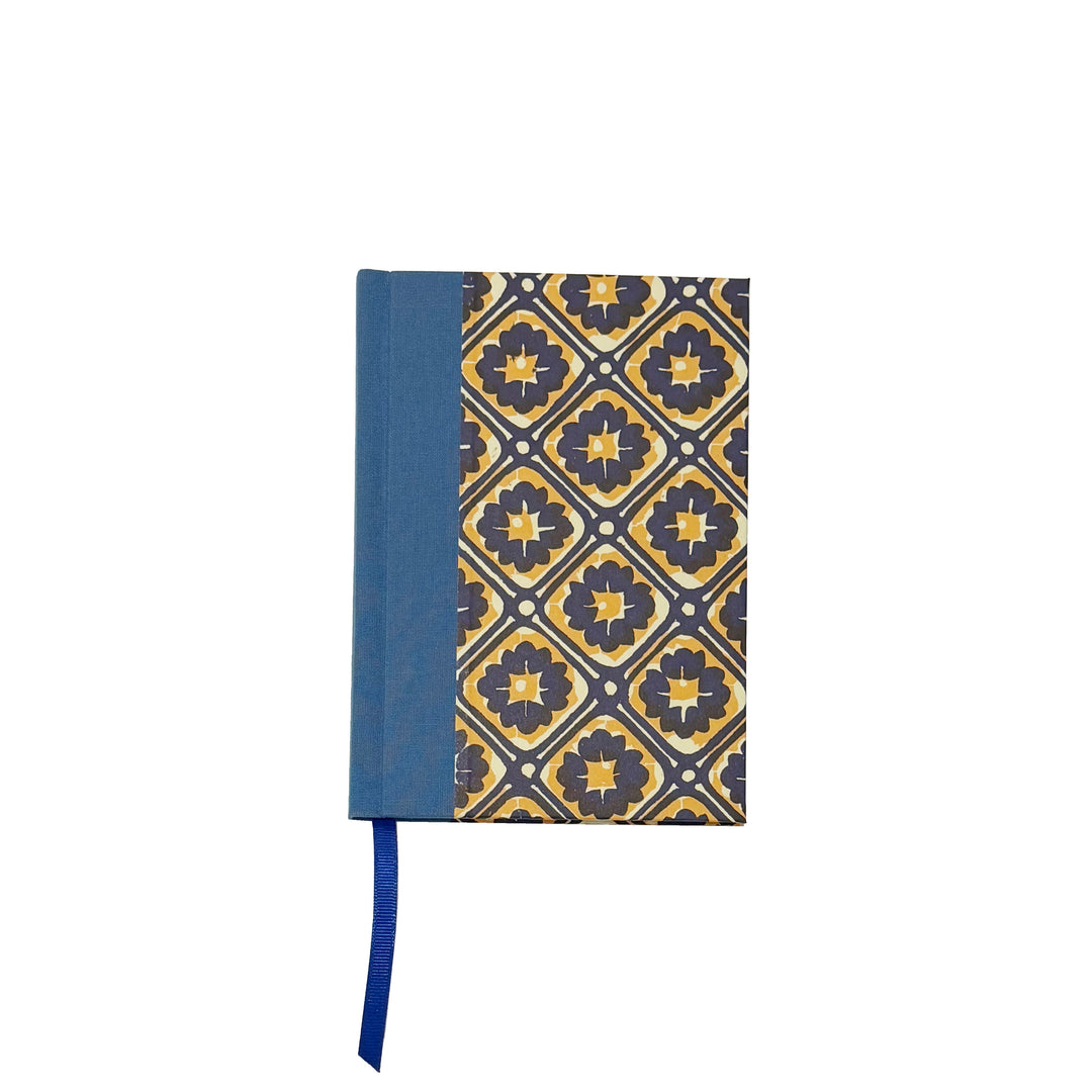 Nauli Nauli Wochenplaner A6 2026 Wochenkalender DIN A6 Batik blau gelb bei Nauli and Stories