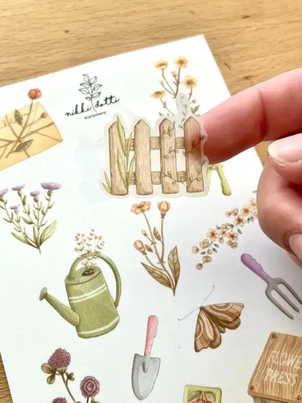 Nikki Dotti Sticker Sticker Bogen - Summer garden