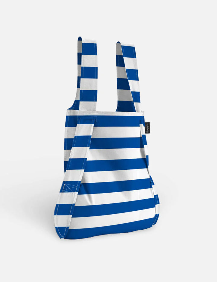 Notabag Rucksack Notabag - Rucksack / Tasche - Blockstreifen Marine bei Nauli and Stories
