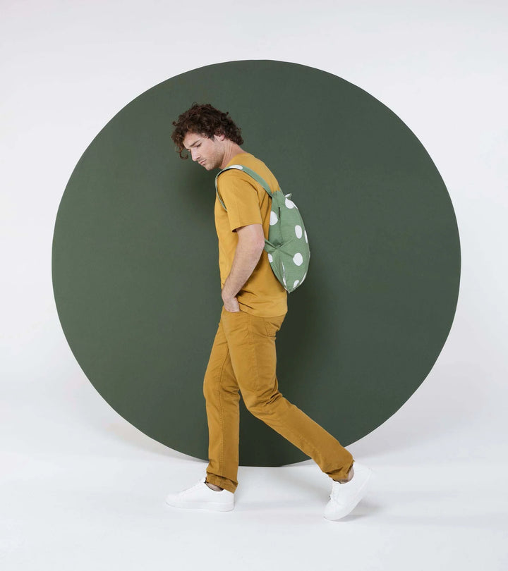 Notabag Rucksack Rucksack / Tasche - Olive Dots bei Nauli and Stories
