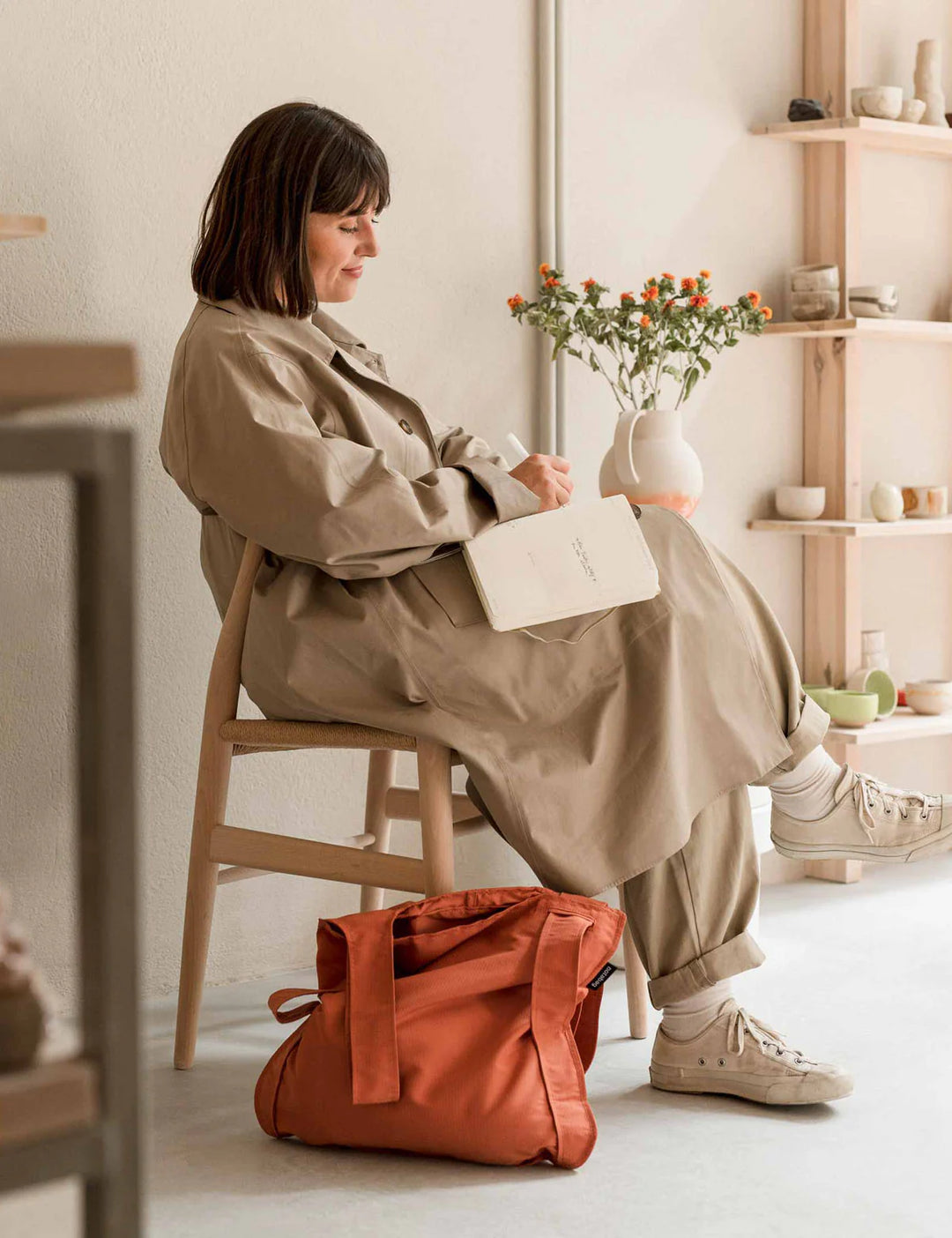Notabag Rucksack Rucksack / Tasche - Terracotta bei Nauli and Stories