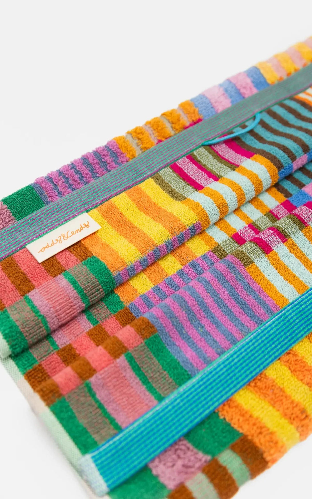 Odds & Ends Badematte Frottee Badematte Tulip Quilt #49, 60 × 80 cm bei Nauli and Stories