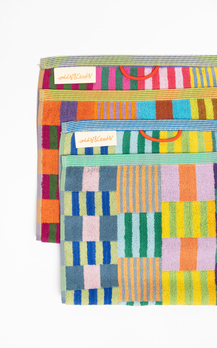 Odds & Ends Handtücher 2-er Set Gästehandtücher Duo #75 Tulip Quilt 30x50cm bei Nauli and Stories