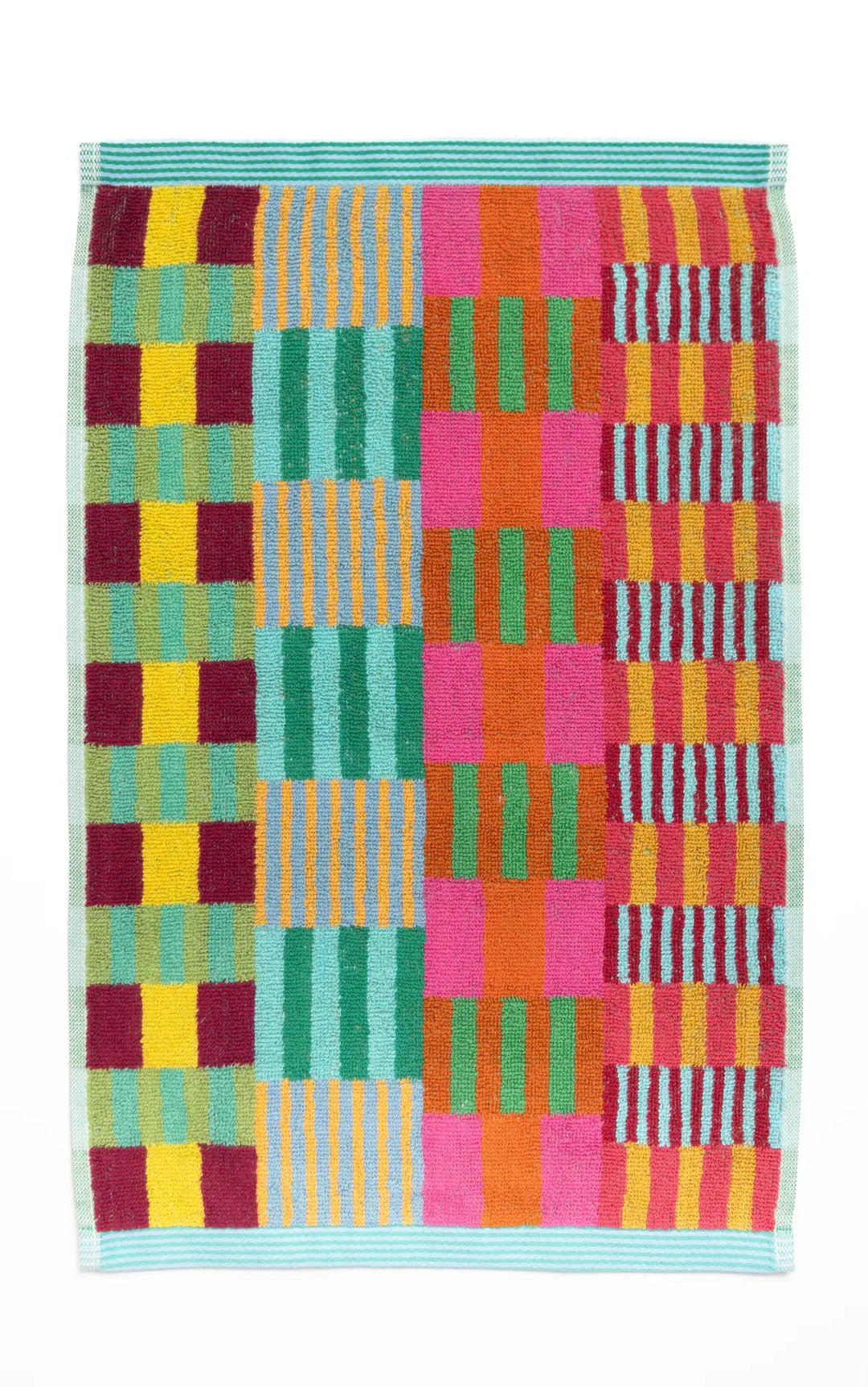 Odds & Ends Handtücher 2-er Set Gästehandtücher Duo Tulip Quilt #102 bei Nauli and Stories